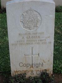 Dar Es Salaam War Cemetery - Glover, J